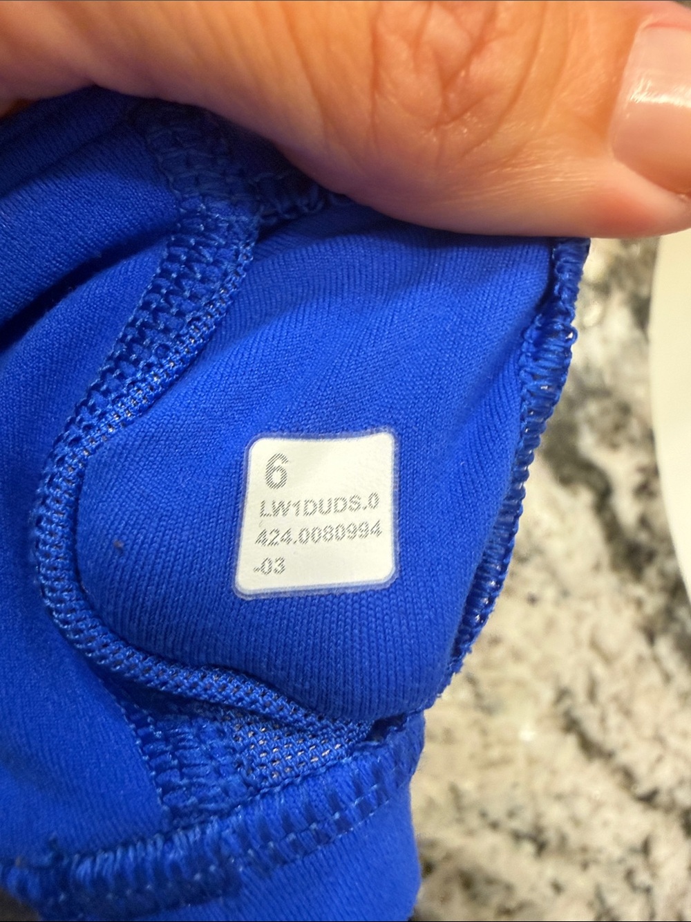 Lululemon align tank, bright blue, size 6 - Picture 4 of 4
